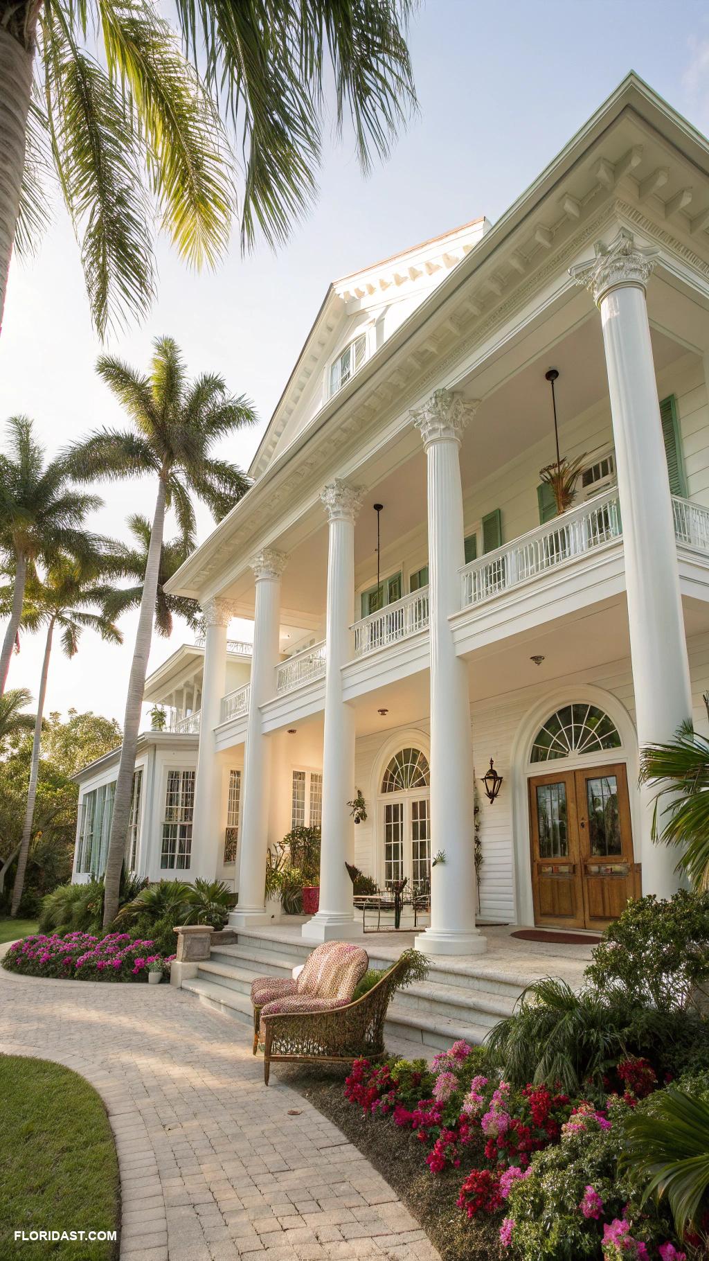 island colonial style houses Naples historic colonial style mansions