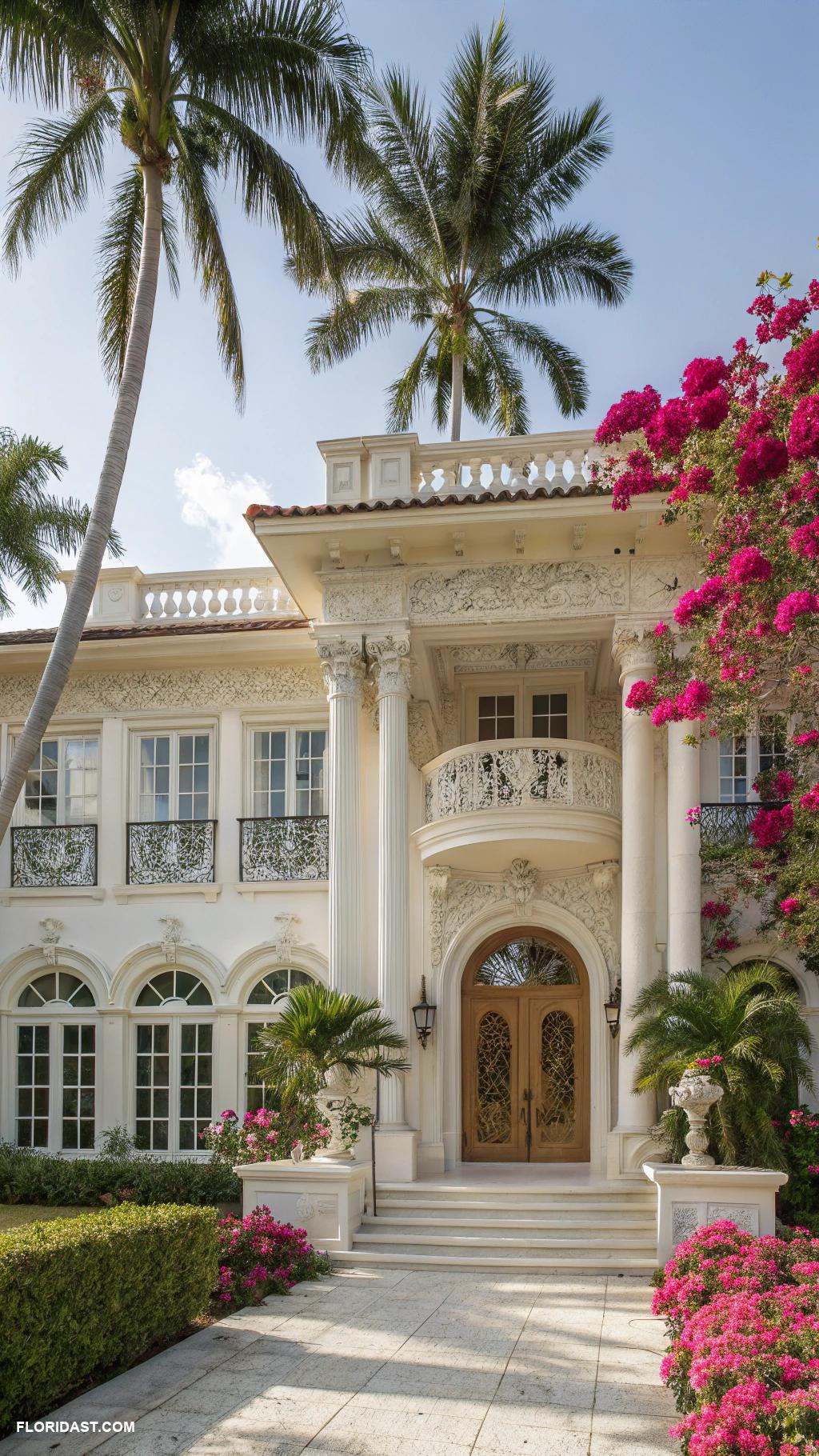 island colonial style houses Palm Beach ornate Colonial Revival estates