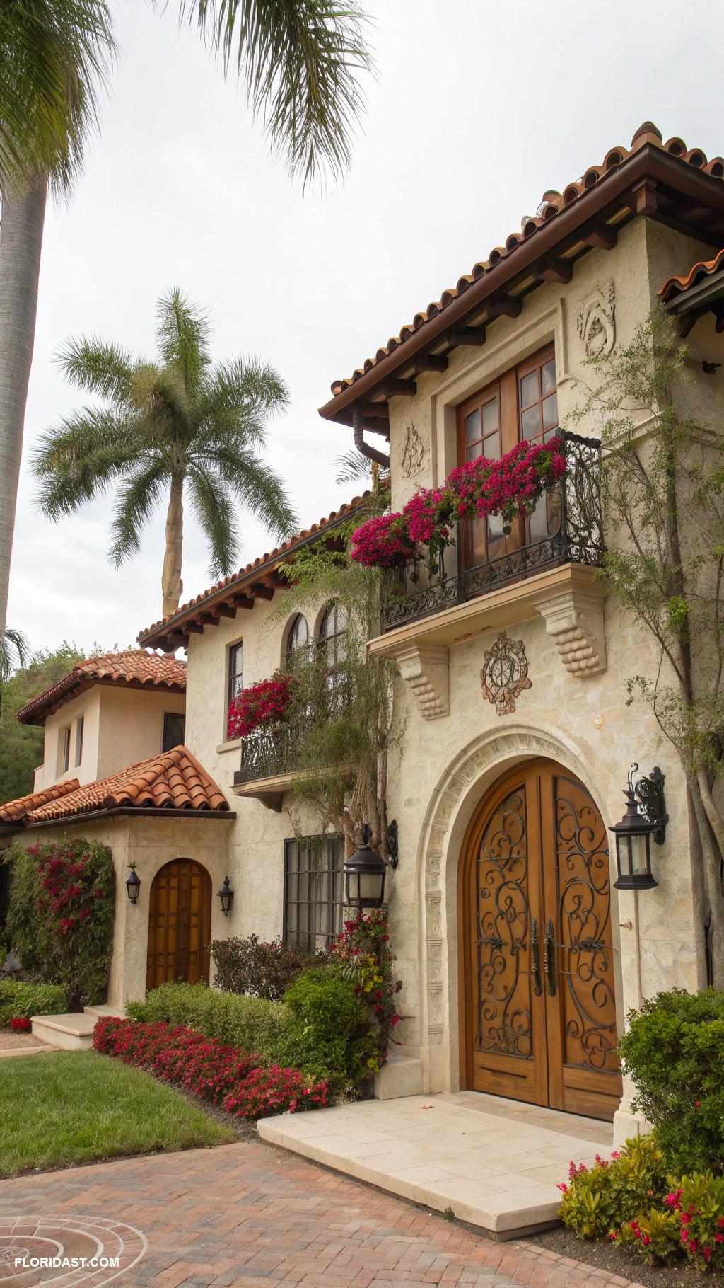 island colonial style houses Pensacola well preserved Spanish colonial homes