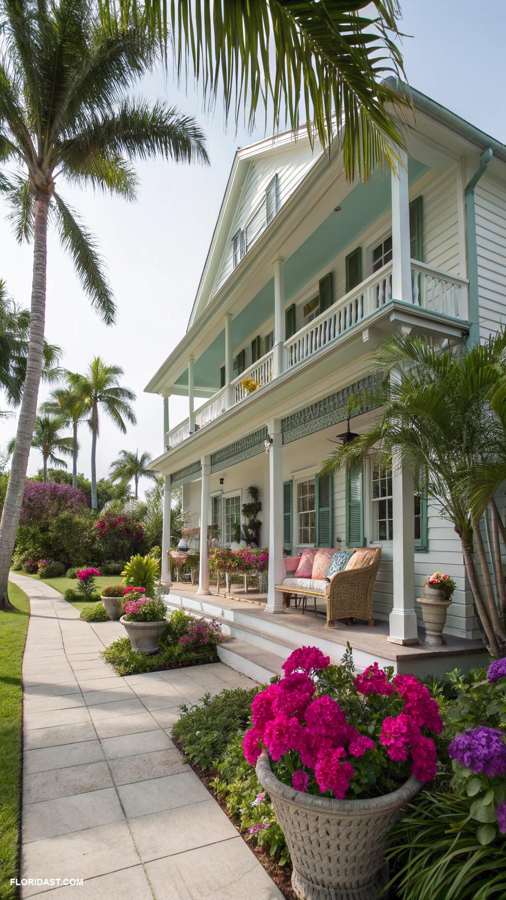 island colonial style houses Sarasota historic district residential gems