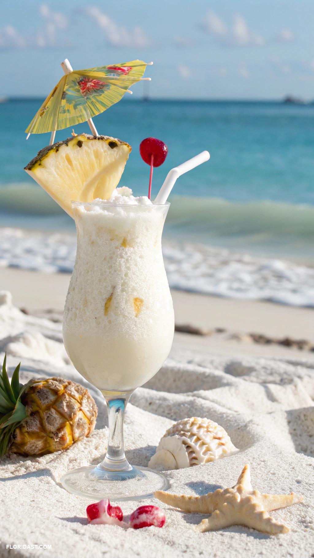 typical drinks Frozen Pina Colada
