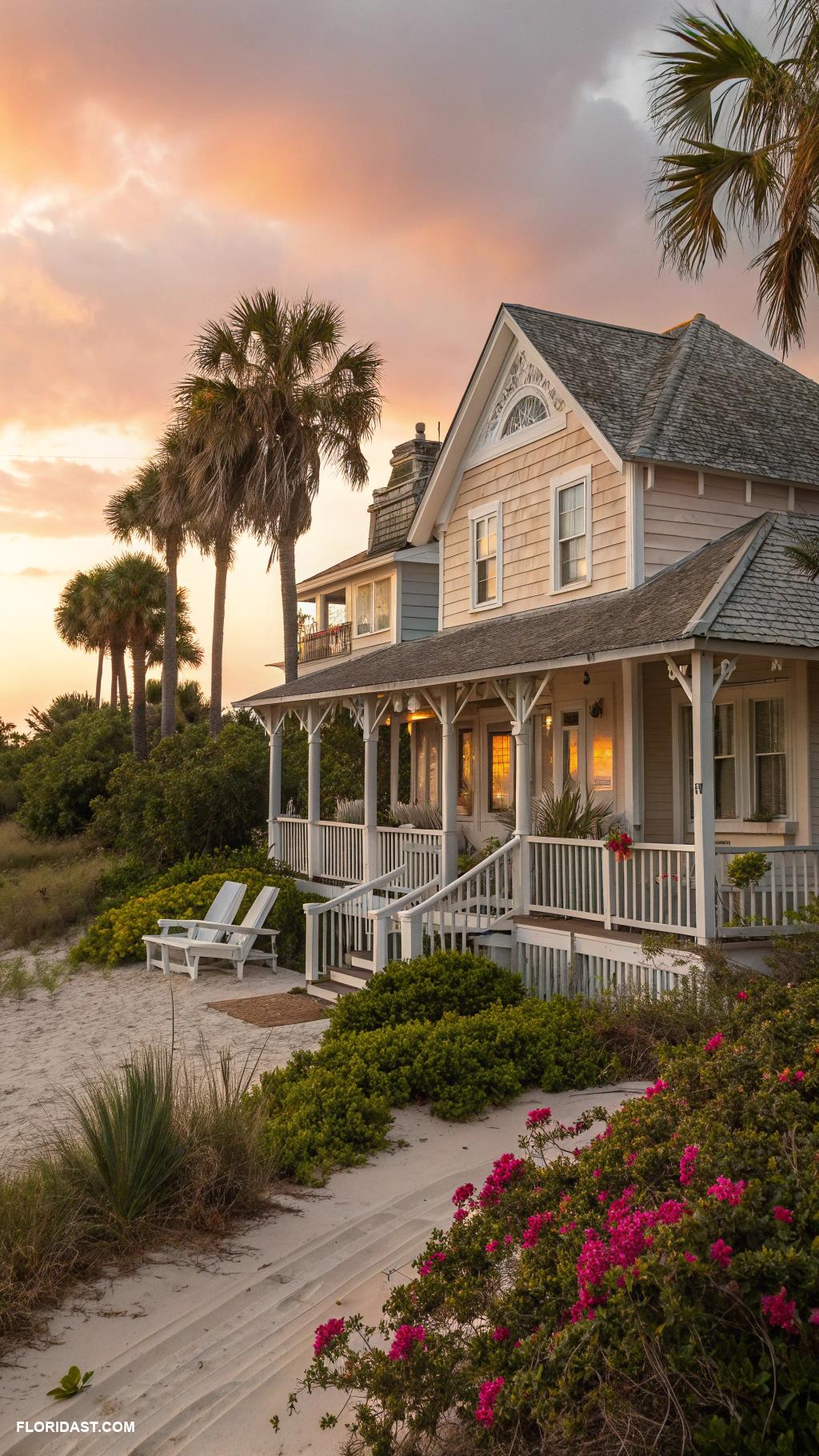 beach bungalows Historic beach house in St Augustine