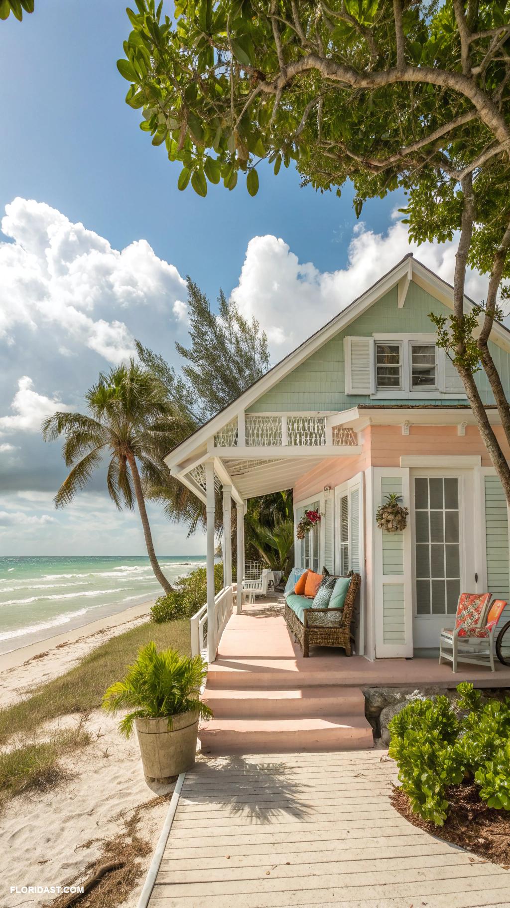 beach bungalows Oceanfront bungalow in Anna Maria Island