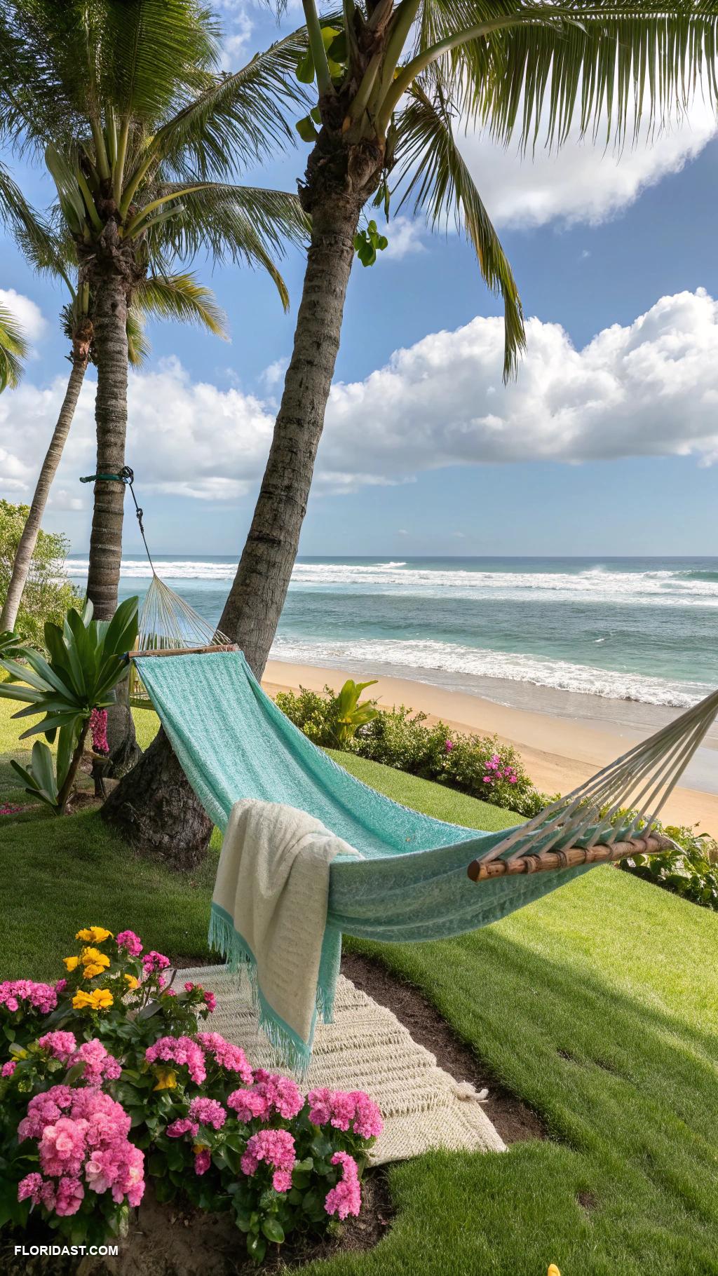 coastal backyard ideas Hammock for ultimate relaxation spot