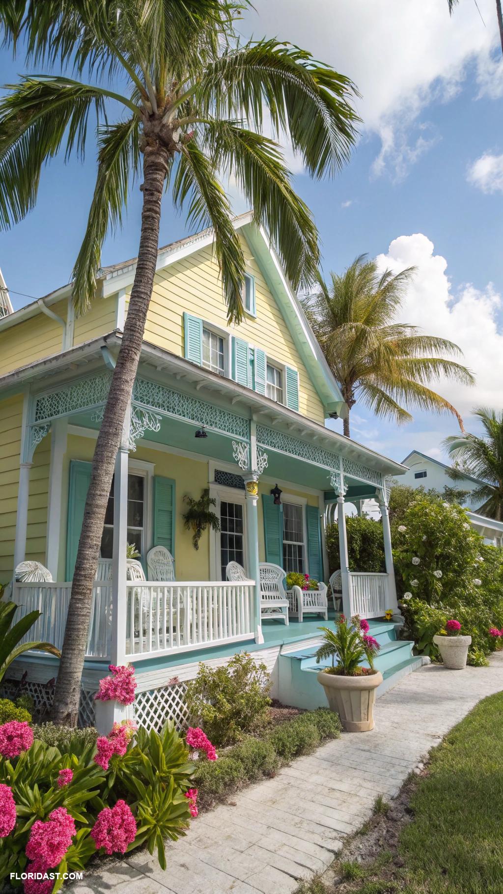 coastal beach homes Charming cottage in Key West
