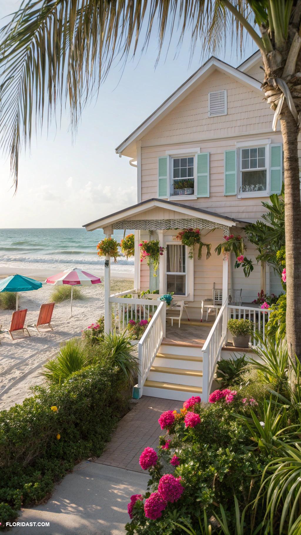 coastal beach homes Cozy duplex in Cocoa Beach