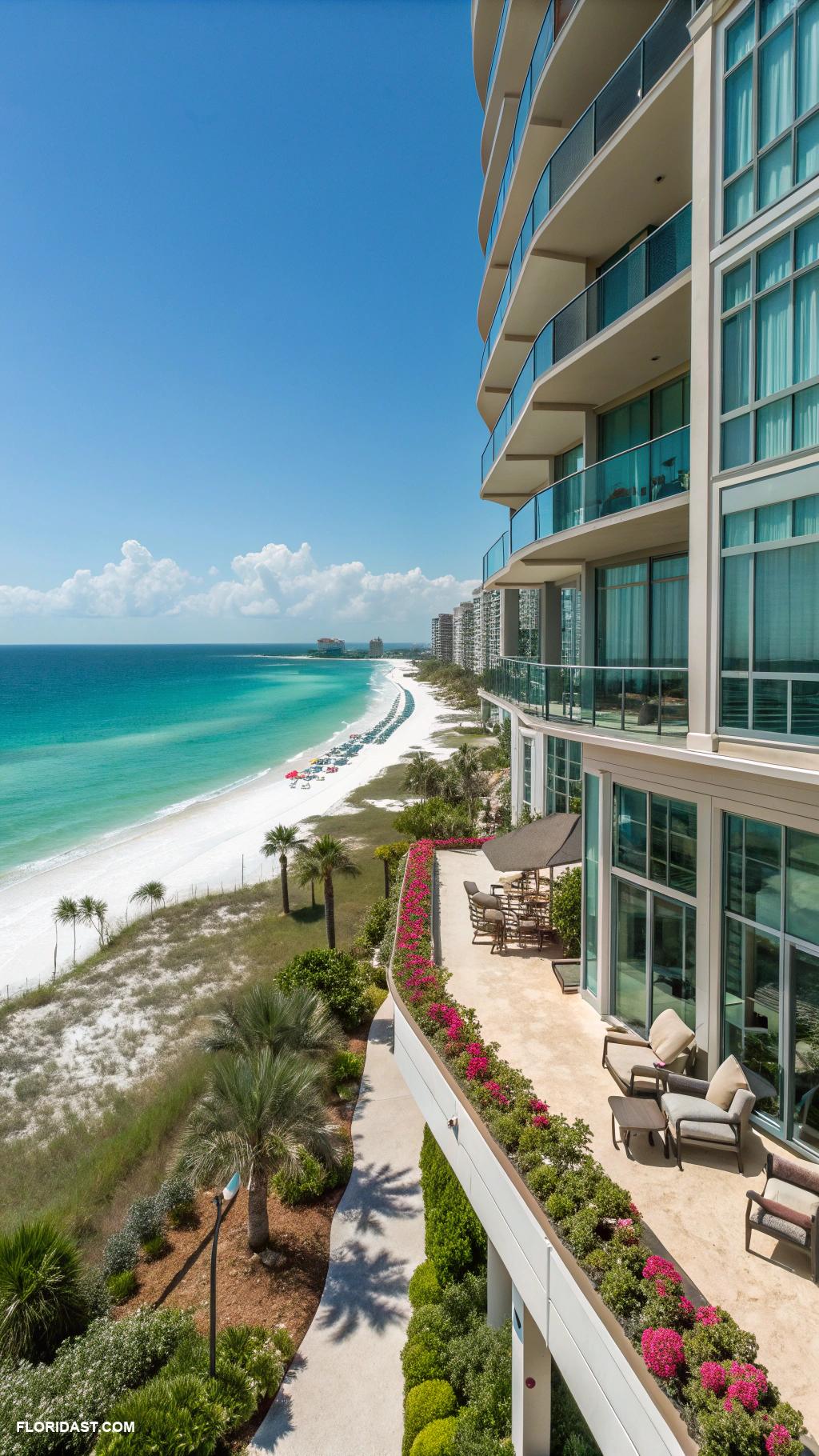 coastal beach homes Luxury condo in Destin