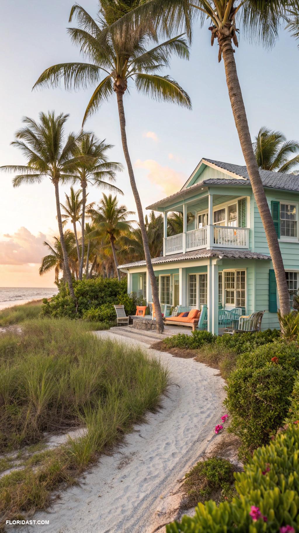 coastal beach homes Seaside retreat in Naples