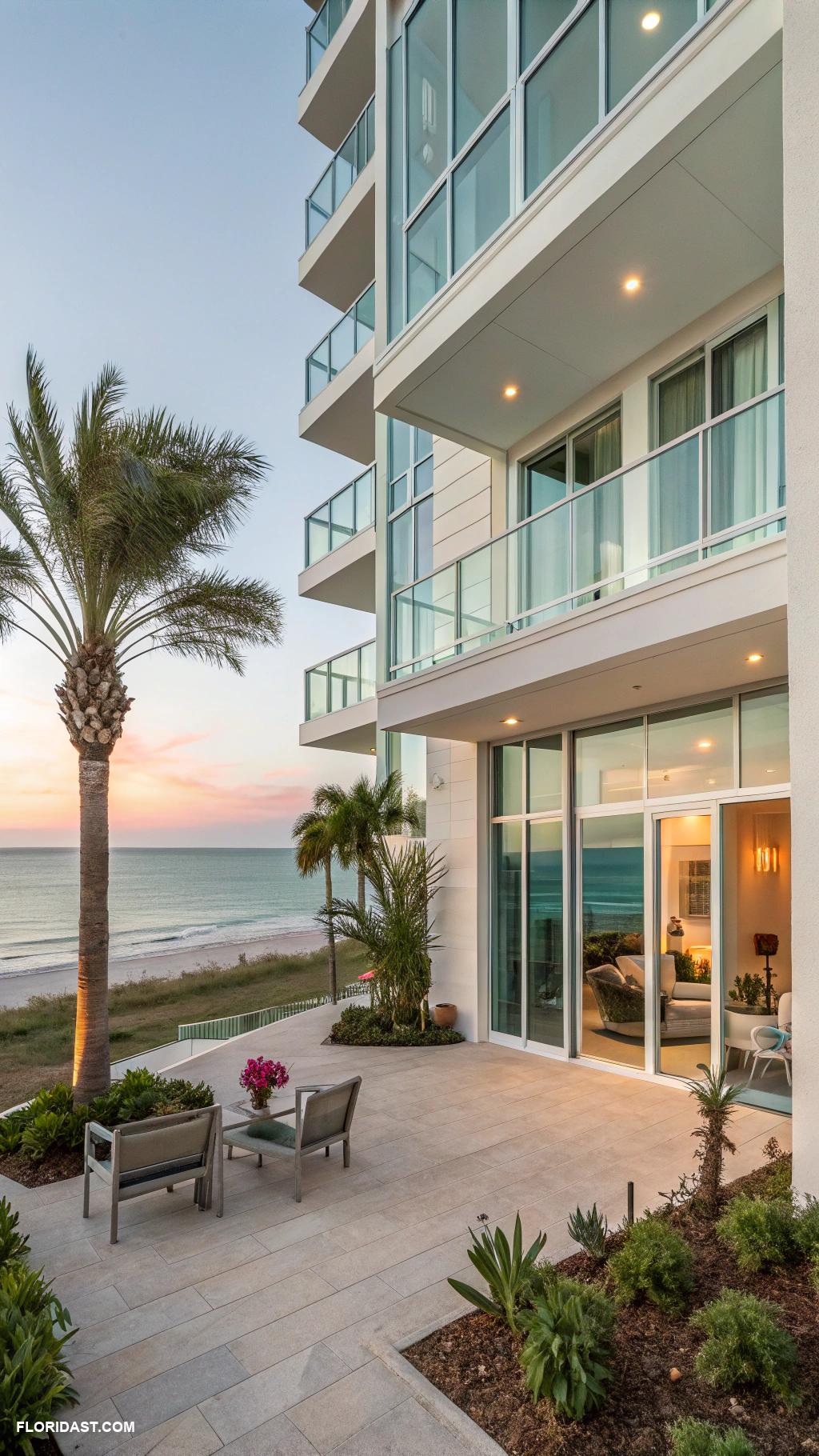 coastal houses Sleek condo with ocean views in Clearwater