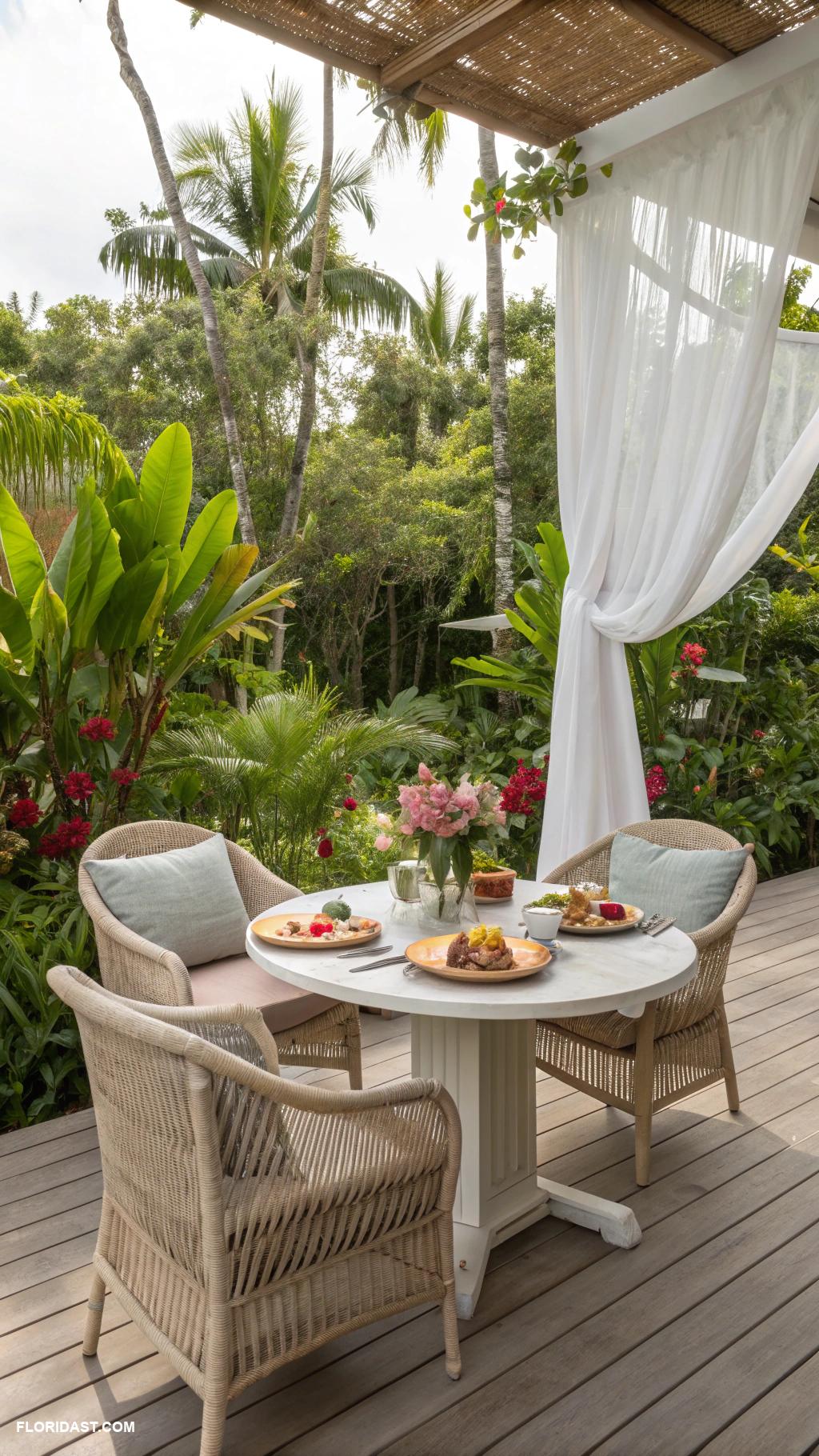 breakfast nook ideas Outdoor seating for fresh air dining