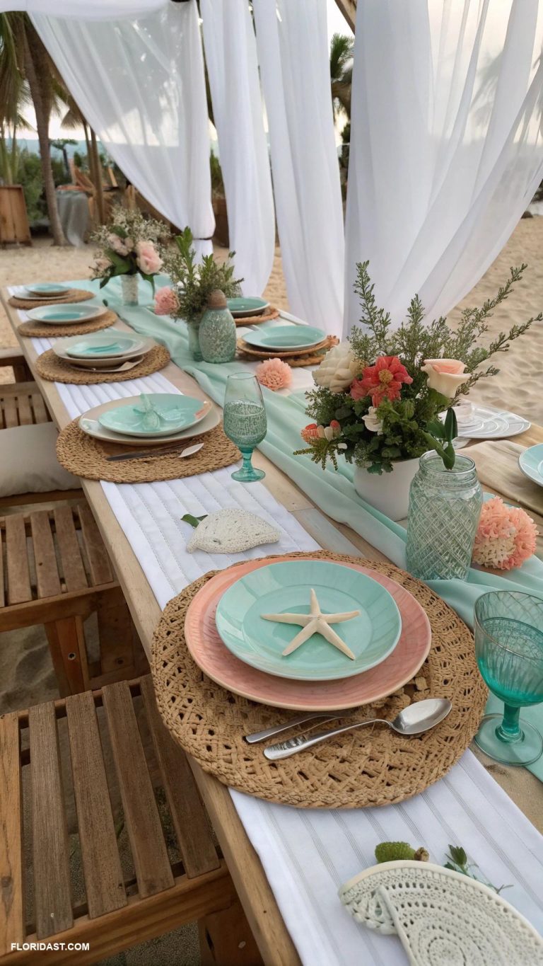 coastal dining room ideas Beachy table settings for relaxed meals