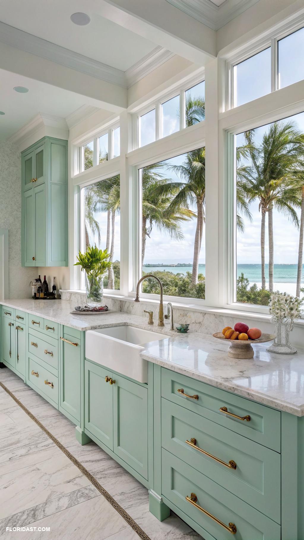 modern coastal kitchens Seaside decor for character and charm