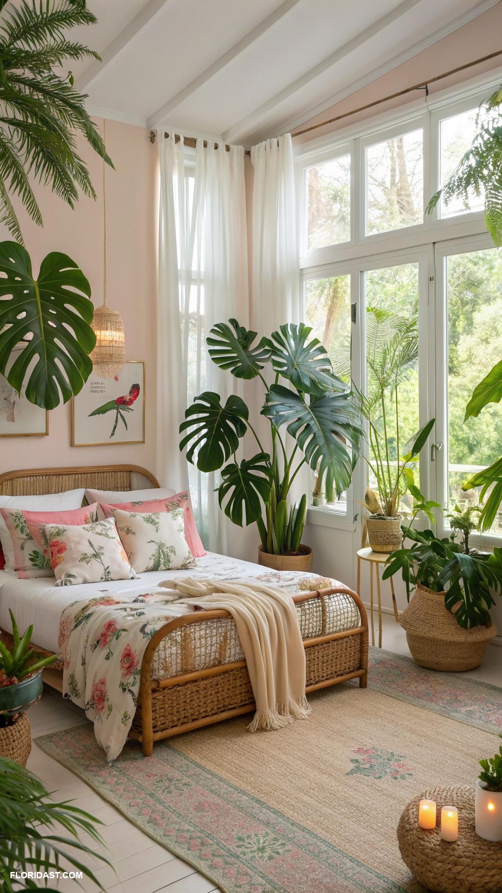 tropical bedrooms Tropical plants for a fresh atmosphere