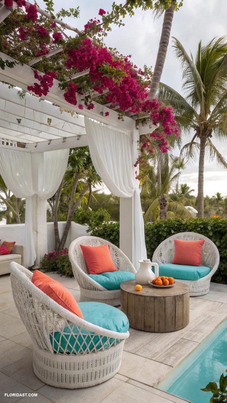 tropical patio ideas Coastal inspired decor elements