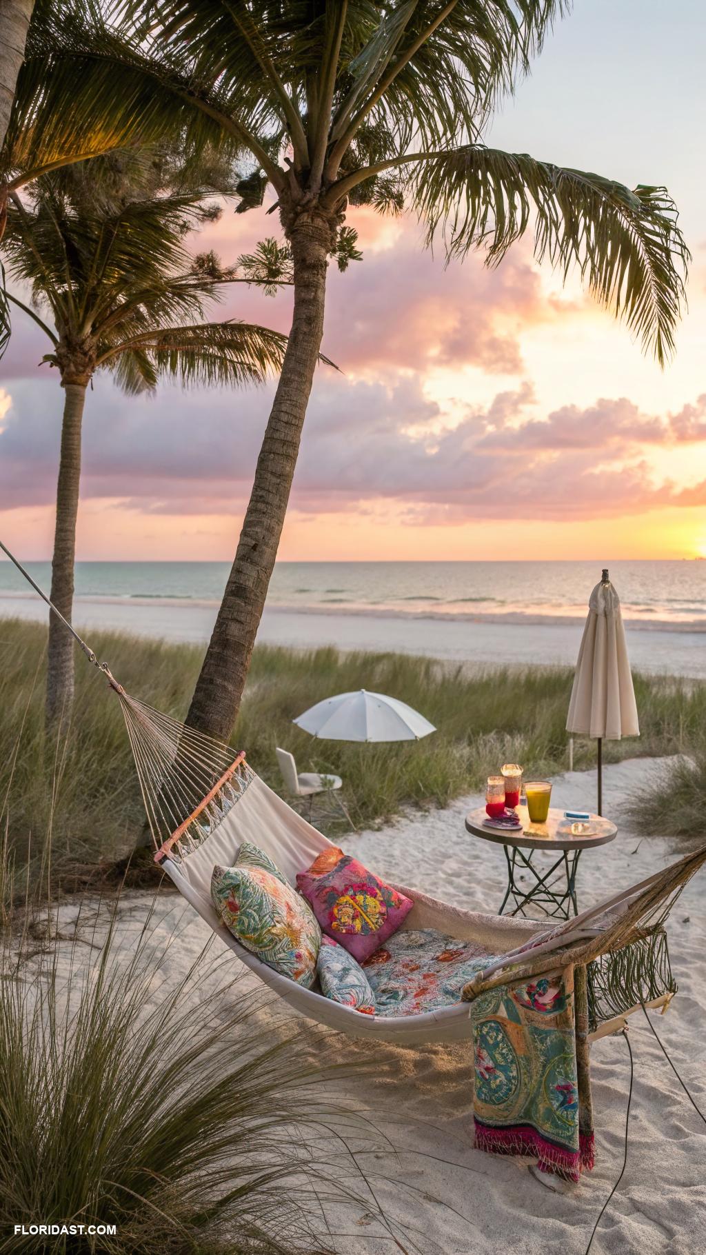 beachy room Hammocks for relaxation in coastal setups