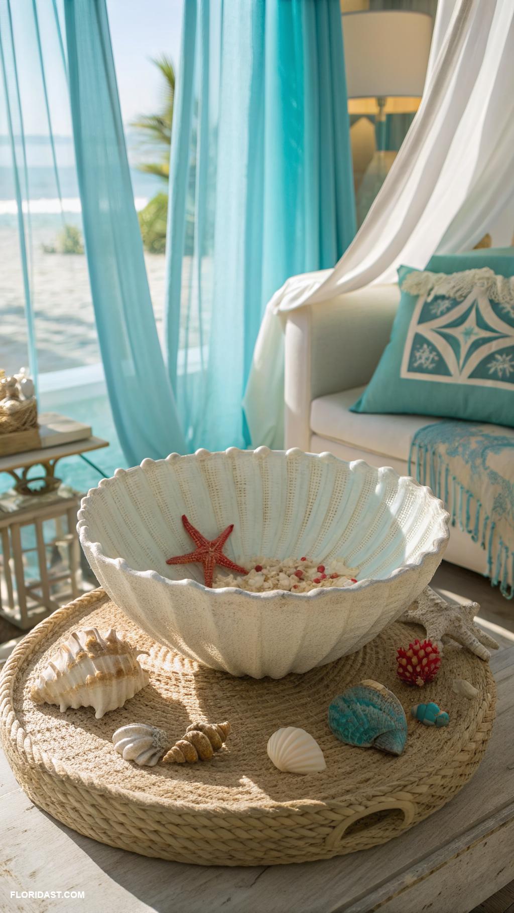 beachy room Nautical themed accessories for beach vibes