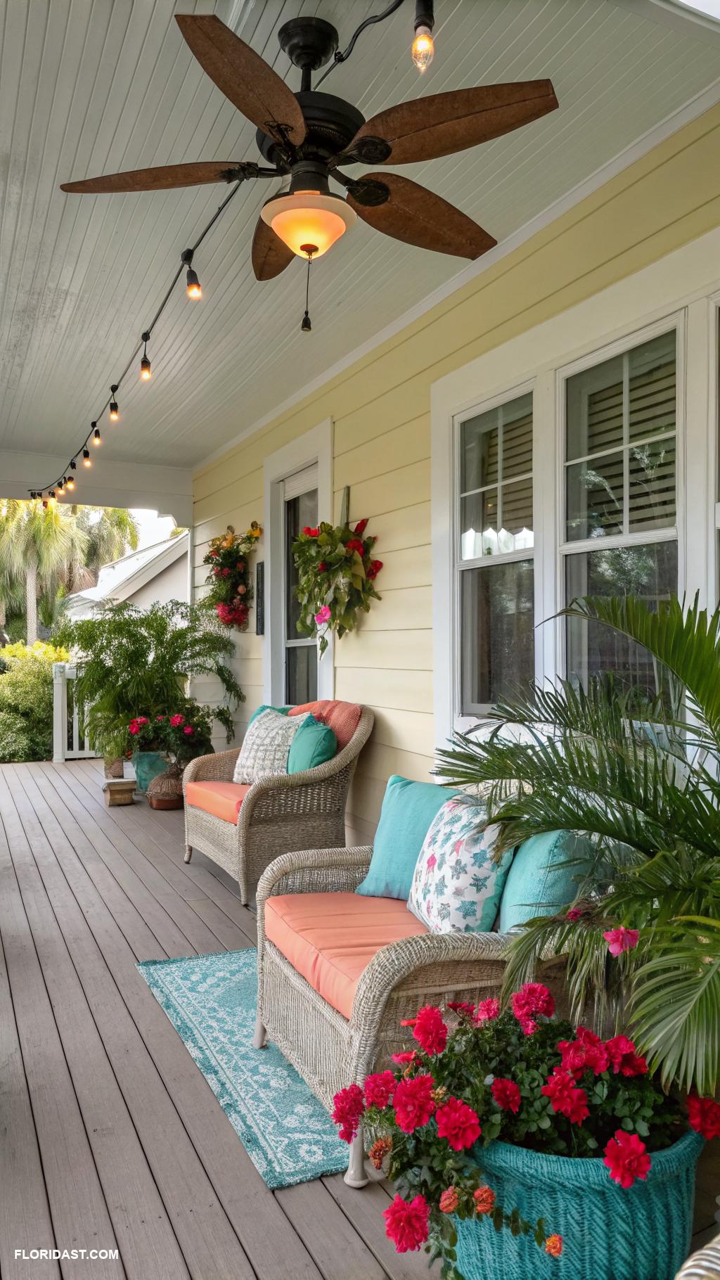 front porch Add a ceiling fan for comfort