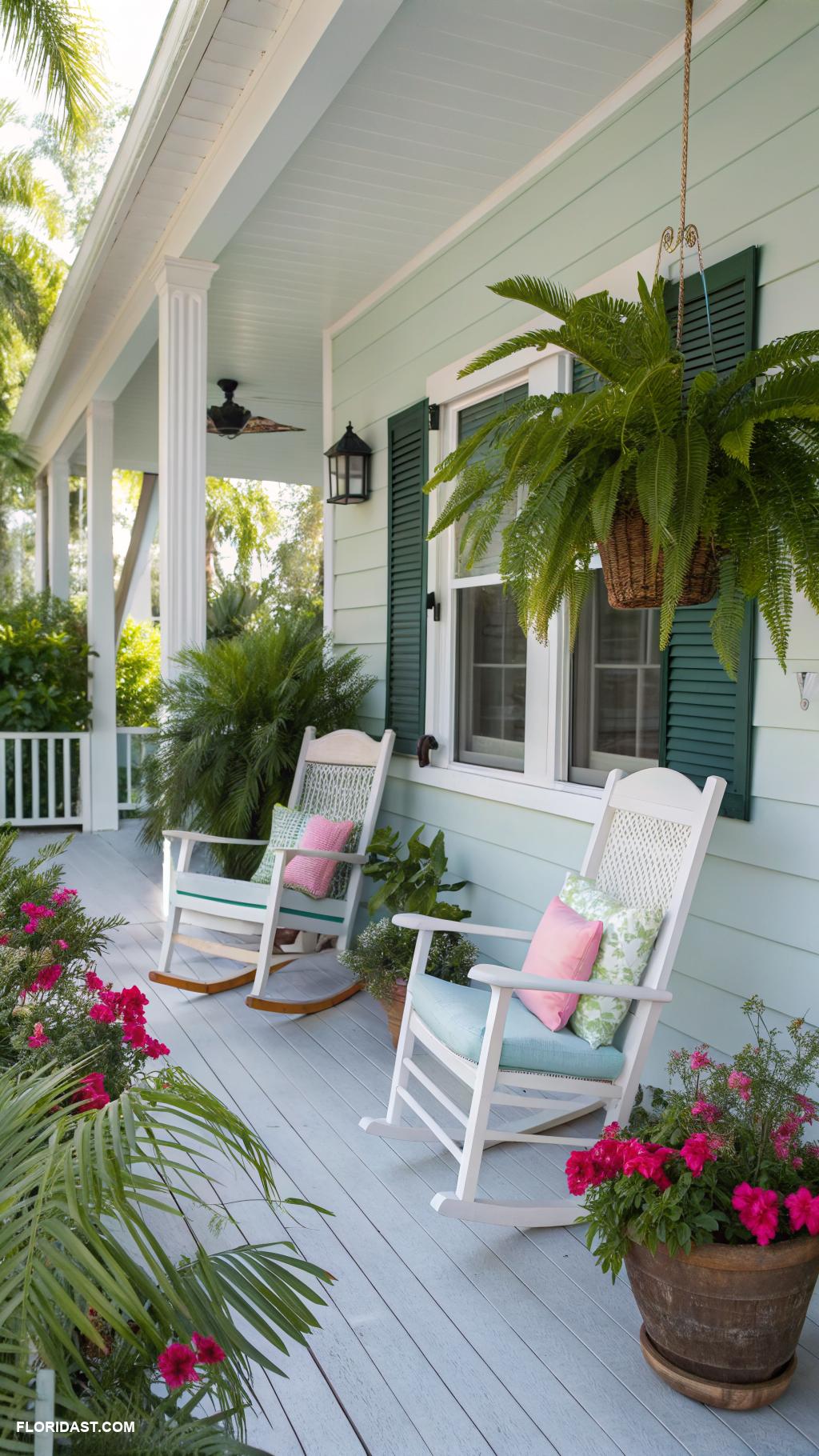 front porch Add comfortable rocking chairs